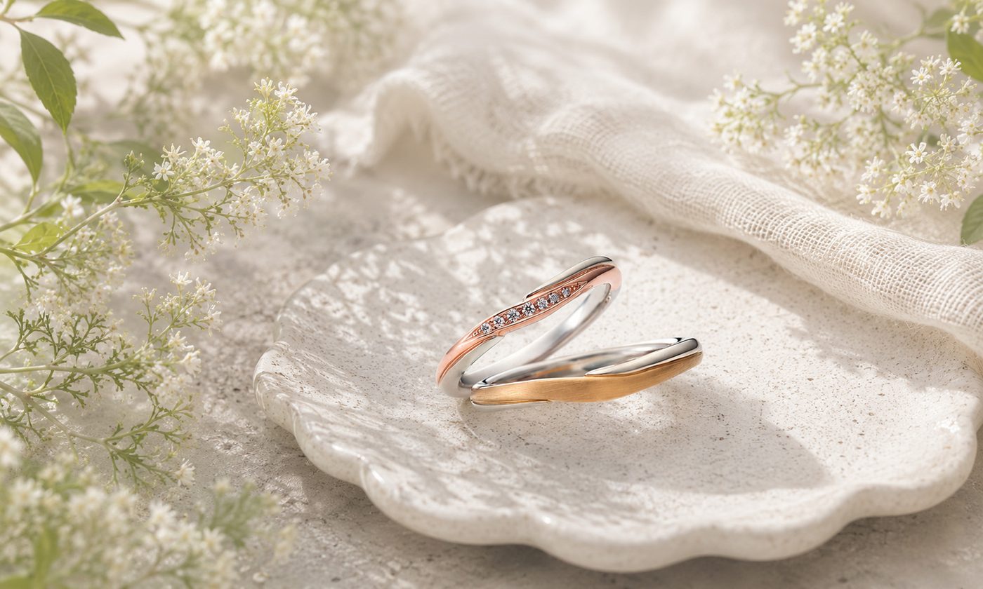 evigt（ヒーエビ）の結婚指輪