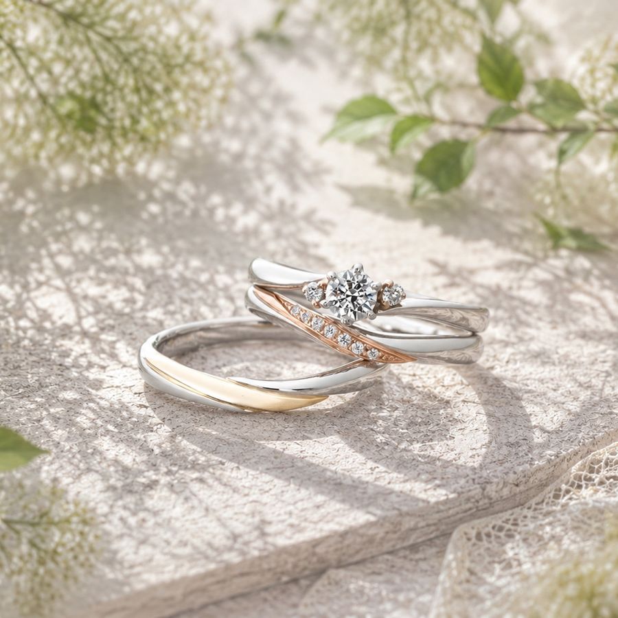 lykke（リッキャ・幸せ）の婚約指輪と結婚指輪